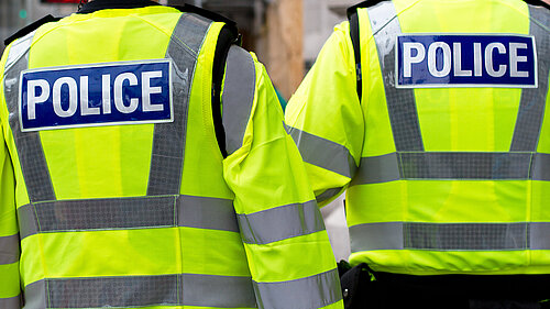 Two police officers.