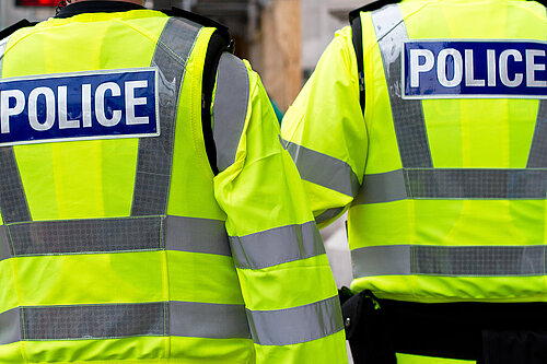 Two police officers.