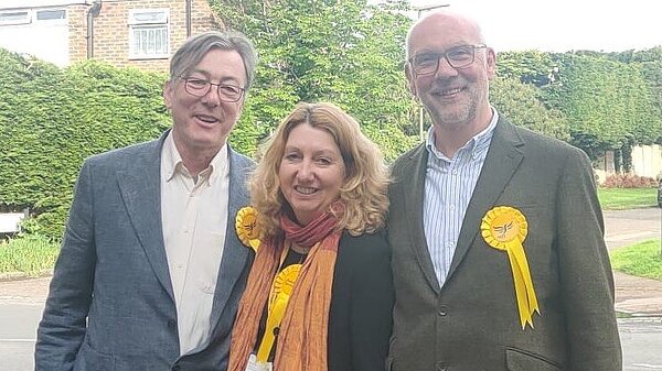 Cllr Kevin Lee, Don Whyte, Sylvia Whyte