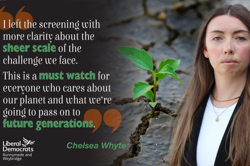 Quote from Chelsea Whyte, Parliamentary Candidate for Runnymede and Weybridge